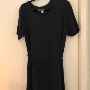Anthropologie Black Stretchy Dress